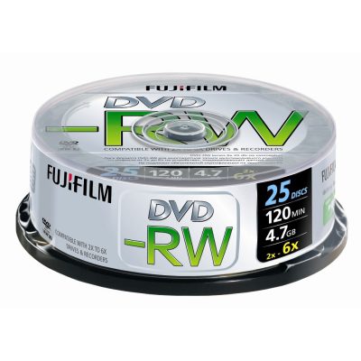 Fujifilm DVD-RW 4,7GB 6x 25-ös henger