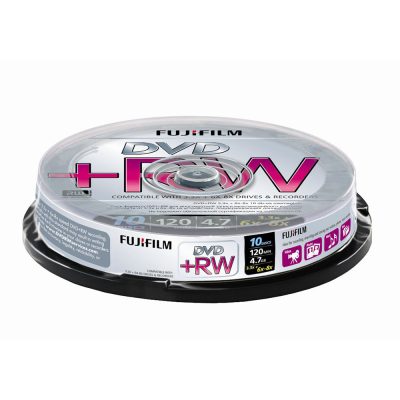 Fujifilm DVD+RW 4,7GB 6x-8x speed 10-es hengerben