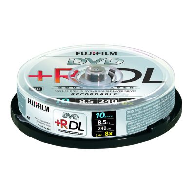 Fujifilm DVD+R 8,5Gb Dual Layer 8x 10-henger