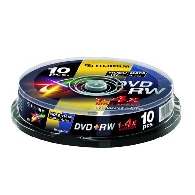 Fujifilm DVD+RW 4,7GB 4x speed 10-es hengerben