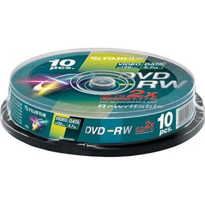 Fujifilm DVD-RW 4,7GB 2x sebességű 10-es henger