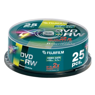 Fujifilm DVD-RW 4,7GB 2x sebességű 25-ös henger